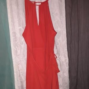 Soft red dress